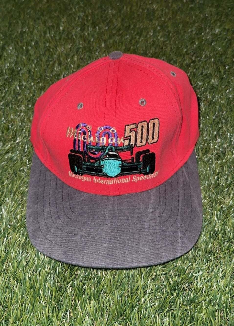 Vintage 1996 Michigan International Speedway 500 Racing Snapback Hat